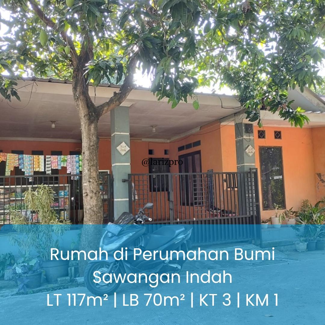 Rumah 3 Kamar Bumi Sawangan Indah Depok LT 117 Harga 878 Juta