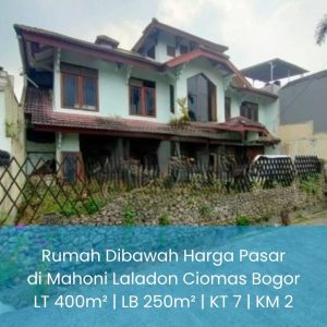 Rumah Murah Bogor 400 m² SHM 7 Kamar Ciomas Cocok Kos-Kosan