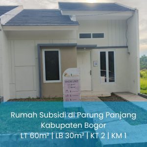 Rumah Subsidi di Parung Panjang Bogor Harga 185 Juta Cicilan Ringan Siap Huni
