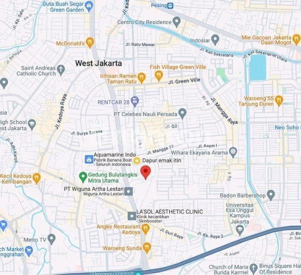 Tanah 895m Duri Kepa Kebon Jeruk Dalam Perumahan SHGB - Gambar 2